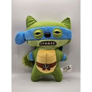 Fuggler Teenage Mutant Ninja Turtle Leonardo Plush TMNT Stuffed Animal 10" 2018